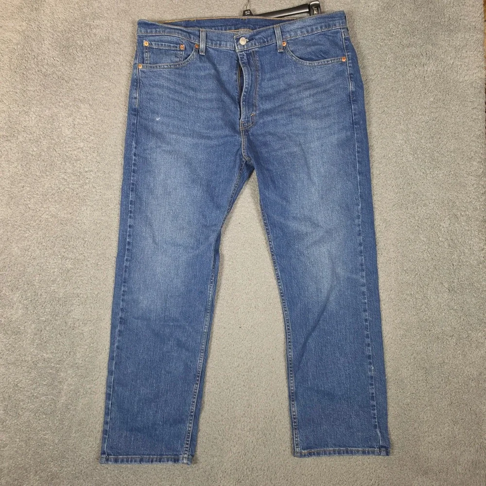 Levi's 505 Jeans Mens‎ 40x30 Blue Casual Regular Fit Denim Straight Leg